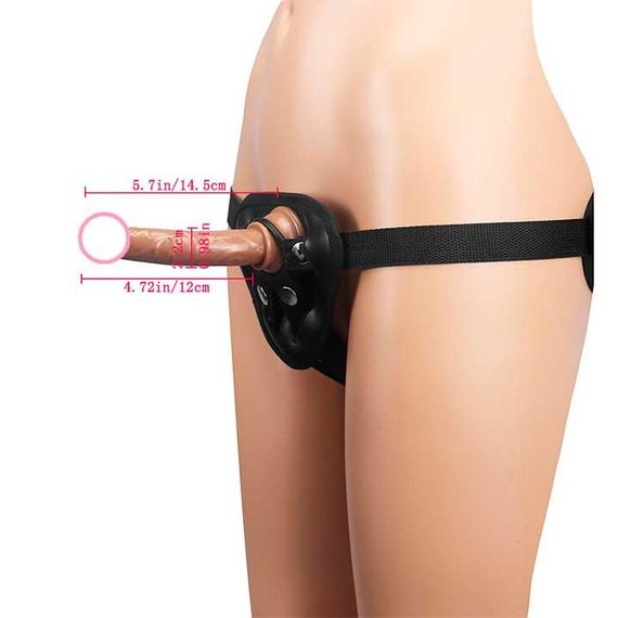 Набір: трусики для страпону, фалоїмітатор і кільця під різні фалоси — Блакитний | Зображення 2