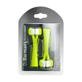 Змінні насадки Dr. Barman`s Duopower Replacement Heads для щітки Duopower Sonic, салатова