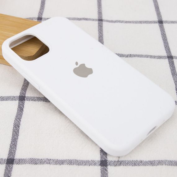 Чехол Silicone Case Full Protective (AA) для Apple iPhone 12 Pro Max (6.7") Белый / White | Зображення 1