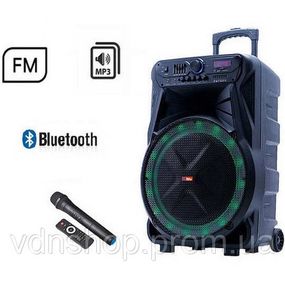 Портативна колонка SS-7272 акустична система з караоке акумуляторна + USB/SD/TF/Bluetooth/TWS QY-50