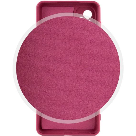 Чехол Silicone Cover Lakshmi Full Camera (A) для Samsung Galaxy M34 5G Full camera, Жовтий/Flash Full camera, Бордовий/Marsala, ТПУ (термопластичний поліуретан) | Зображення 2