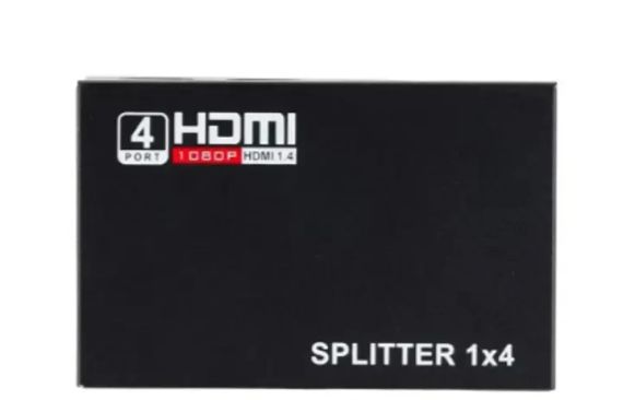 HDMI розгалужувач на 4 порти HDMI SPLITTER 1 in 4 / Чорний | Зображення 4