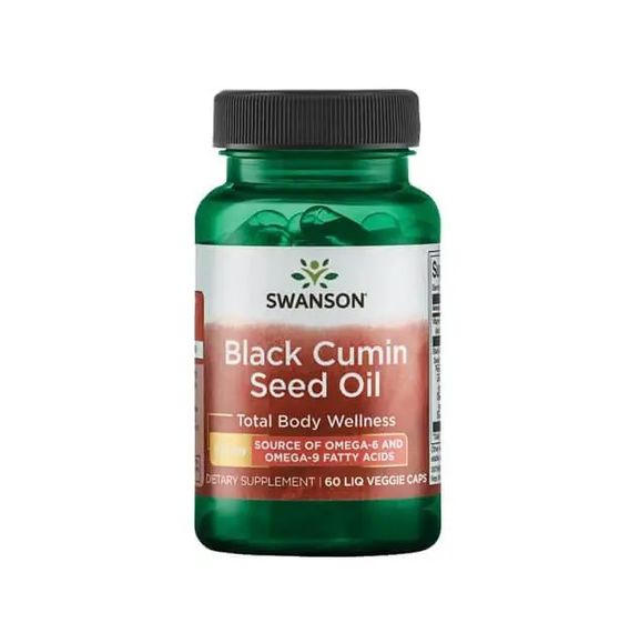 Натуральная добавка для иммунитета Swanson Black Cumin Seed Oil 500 mg 60 Caps