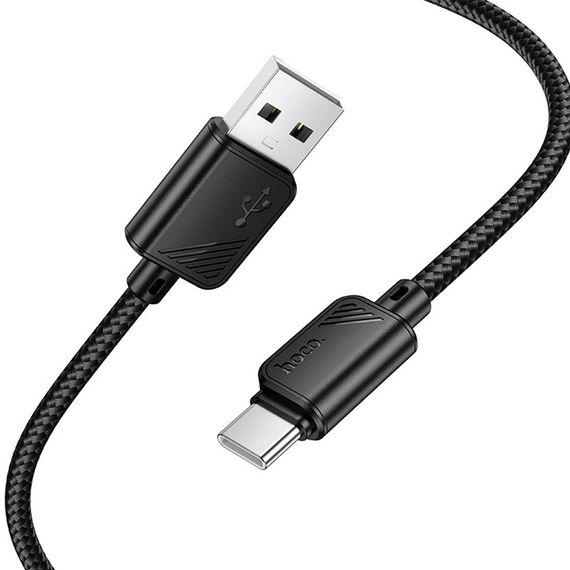 Дата кабель Hoco X113 Beneficio USB to Type-C (1m) Black | Зображення 2