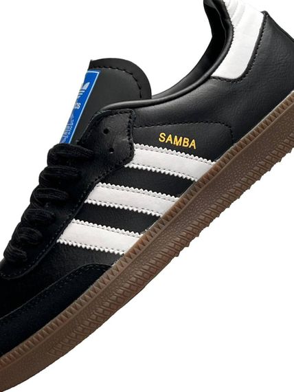 Мужские кроссовки Samba Black White , Вьетнам | Зображення 3