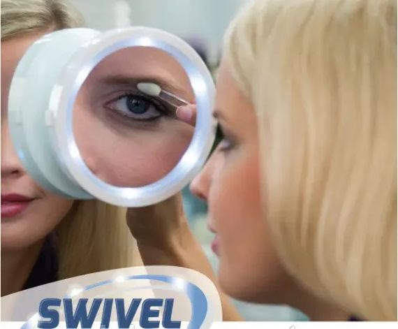 Збільшувальне дзеркало з підсвічуванням Swivel Brite | Зображення 1