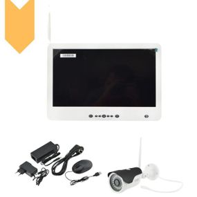 Комплект видеонаблюдения беспроводной DVR KIT Full HD XPRO CAD-1308 LCD 13.3" WiFi 8ch набор на 8 камеры