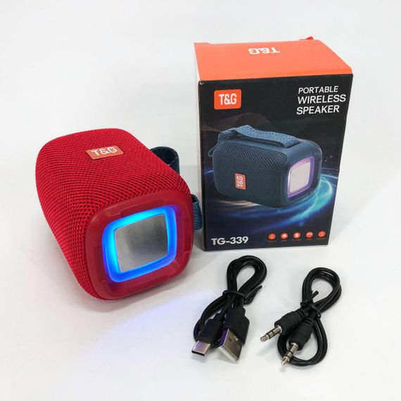 Блютуз колонка с динамичной подсветкой TG339, Bluetooth колонка с динамической подсветкой OD-54