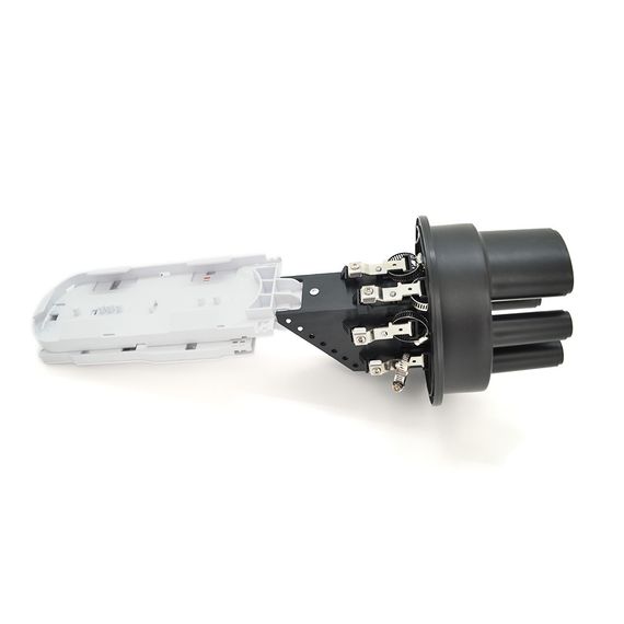 Муфта оптична Merlion ML-OP-F108H-24C, герметична, 3 введення, до 2-х касет