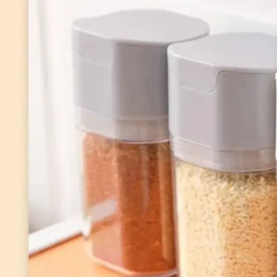 Баночка для спецій, приправ і соусів з автоматичною кришкою, що самовідкривається, пляшка з дозатором, герметична | Зображення 2
