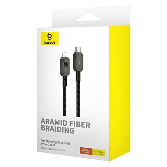 Дата кабель Baseus Unbreakable Series Fast Charging Type-C to Lightning 20W 1m (P10355803111-0) | Зображення 5