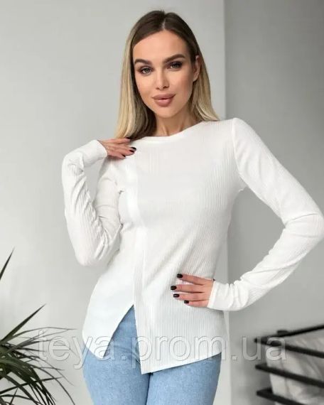 Свитер цвет молочный размеры S, M, XL, L FI_006941