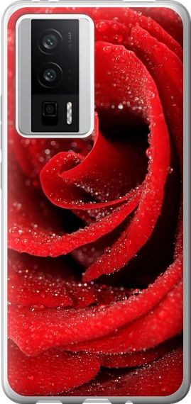 Чехол на Xiaomi Redmi K60 Красная роза "529u-2973-17620"