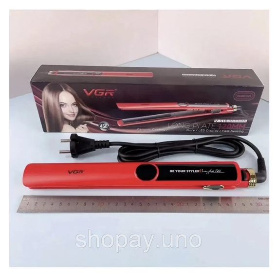 Щипцы для волос VGR V-518 с LED-дисплеем ∙ Выпрямитель VGR V-51 с турмалиновыми пластинами | Зображення 5