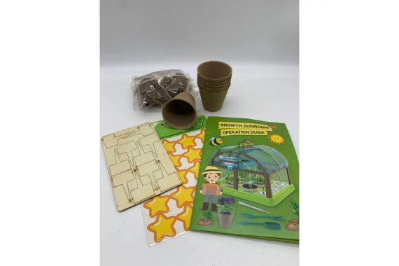 Ігровий набір теплиця для вирощування рослин з насінням та крапельним поливом Home made plant GREEN | Зображення 3