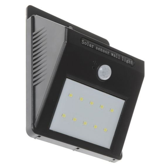 Світильник на сонячній батареї з датчиком руху з акумулятором LED IP65 HL-40/2W SMD CW