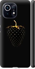 Чохол на Xiaomi Mi 11 Чорна полуниця "3585m-2253-24368"