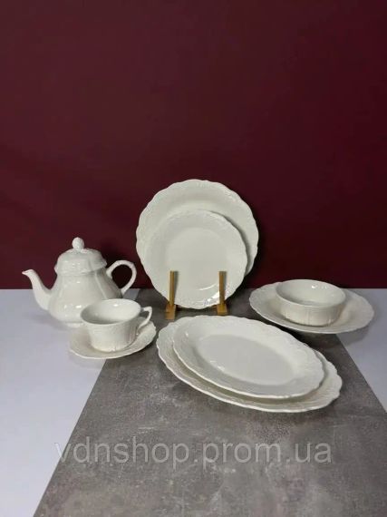 Столовий сервіз на 6 осіб 34 предмети DY09 | Зображення 1
