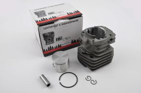 Поршнева б/п (ЦПГ) для Husqvarna 350 (Ø44, низька) (чорна) WOODMAN
