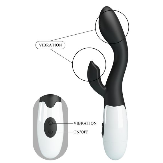 Вібратор PRETTY LOVE Brighty black, 30 function Sex Aura | Зображення 1
