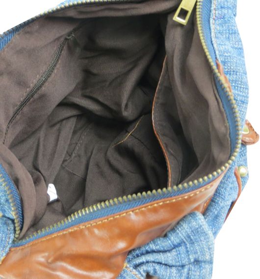 Жіноча джинсова сумка  Fashion jeans bag синя | Зображення 8