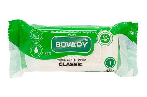 Мило господарське тверде (біл.) Bovary 72% Classic 125г 0781941