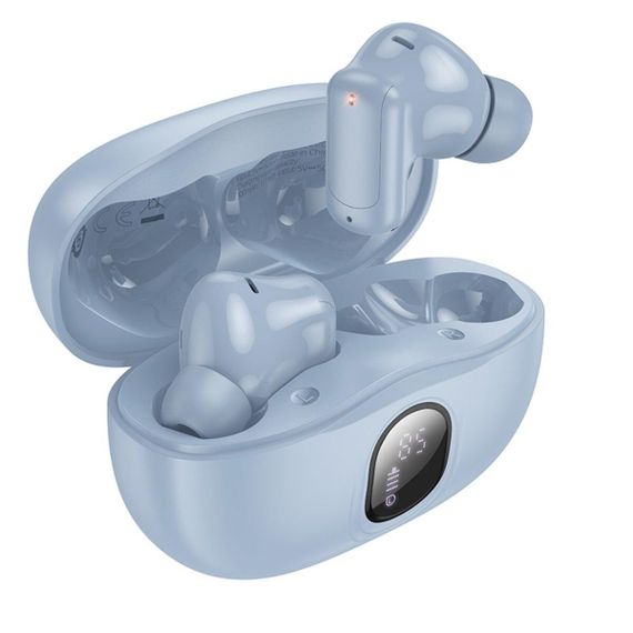 Бездротові навушники BOROFONE FQ4 Lighten true wireless ANC+ENC noise reduction BT headset Blue