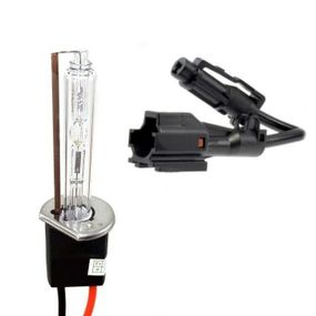 Ксеноновая лампа КВАНТ H1 4300К с керамической вставкой 12/24V (1 шт)