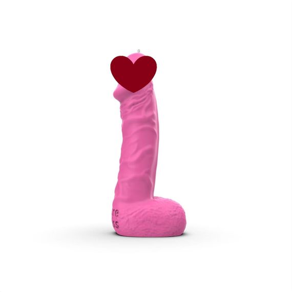 Свічка у вигляді члена Pure Bliss MINI Pink 15 см Sex Aura