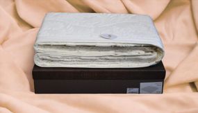 Махровое покрывало Pupilla 220 х 240 см Amazon Ekru