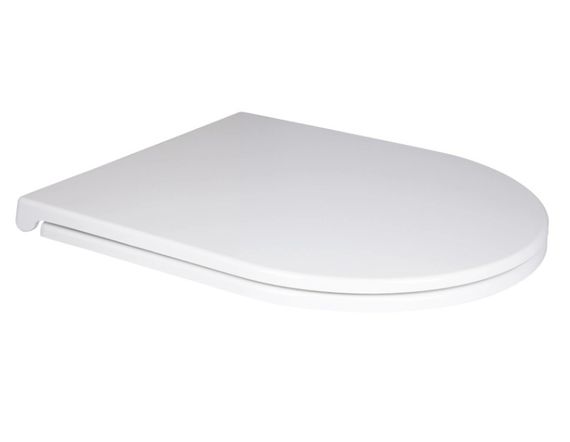 Сидіння для унітазу Qtap (Robin, Aries) з мікроліфтом Slim Duroplast, Quick Release QT99HY2411W