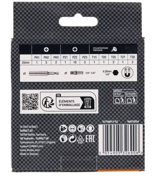 Набір біт DeWalt (DT70901T) | Зображення 5