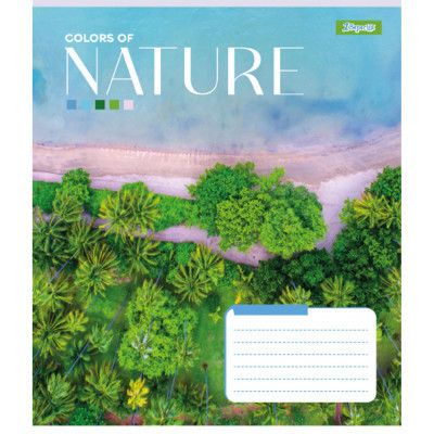Тетрадь 1 вересня А5 1В Colors of nature 48 листов клетка (767359) | Зображення 2