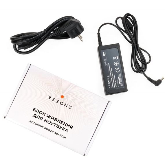 Блок живлення до ноутбуку Rezone ACER 65W 19V 3,42A 5.5*1.7 (RZPSAC65195517) | Зображення 3
