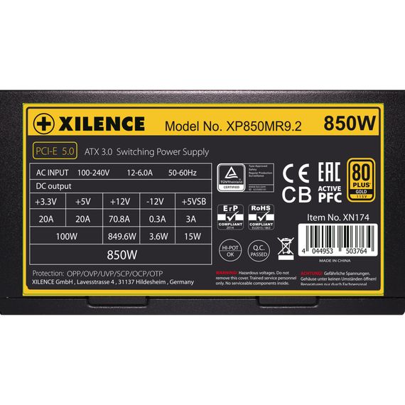 Блок питания Xilence 850W (XP850MR9.2) | Зображення 3