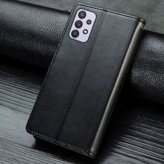 Кожаный чехол-книжка GETMAN Gallant (PU) для Samsung Galaxy A13 4G Черный | Зображення 5