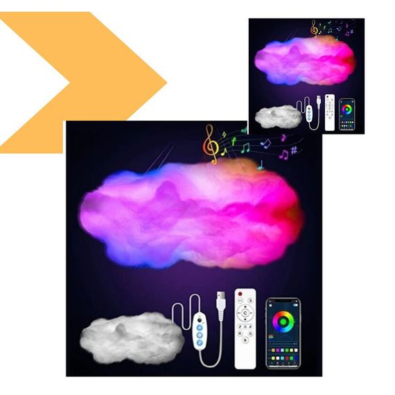 Лампа LED Хмара 3D XPRO OBL-211 (44904-_439) | Зображення 1