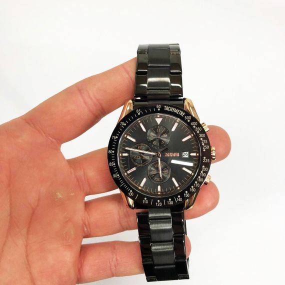 Годинник наручний чоловічий SKMEI 9253RGBK, чоловічий круглий наручний годинник, чоловічий годинник стильний годинник на руку | Зображення 8