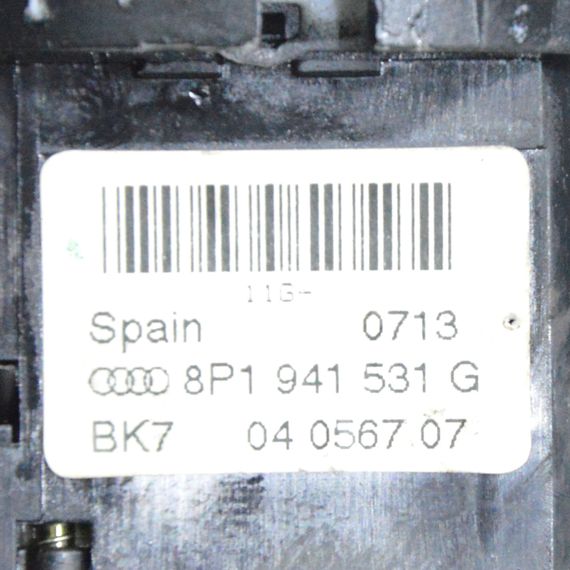 Блок керування освітленням Audi A3 8P 2003-2012 Перемикач світла фар Ауді а3 8р 8P1941531G | Зображення 2