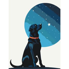 Картина за номерами "Зоряний пес" 11714-AC 30х40 см