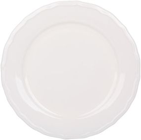 Тарілки порцелянові "Pure White" Ø22см, 6 обідніх тарілок