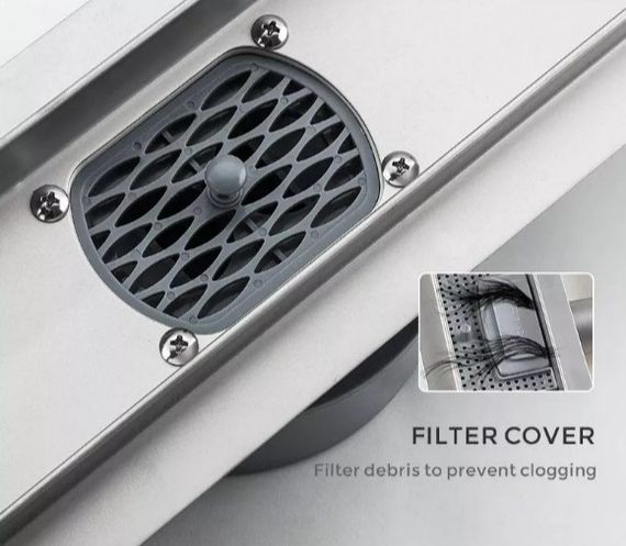 Душовий трап під плитку Gappo 70х600 мм, нержавіюча сталь G86007-4 | Зображення 4