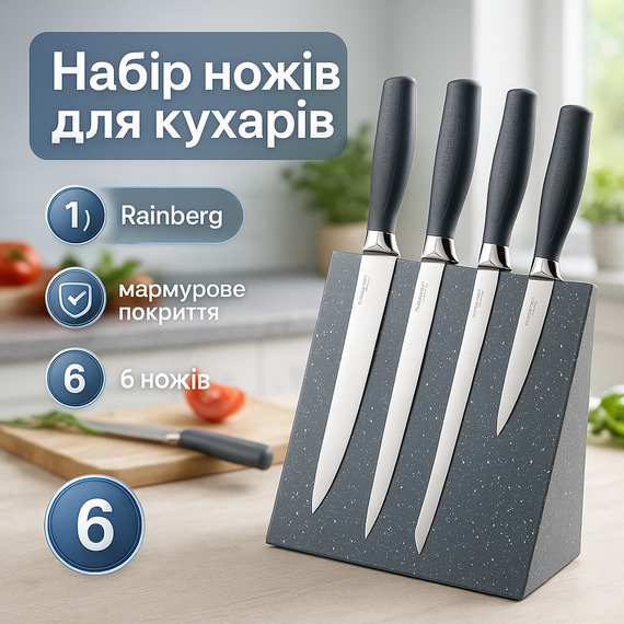 Набор литых ножей для кухни, Набор ножей для приготовления пищи, Кухонный нож универсальный LM-70
