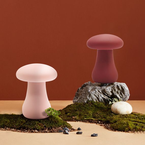 Вібратор у формі гриба Sweet Em, бордовий Sex Aura | Зображення 6