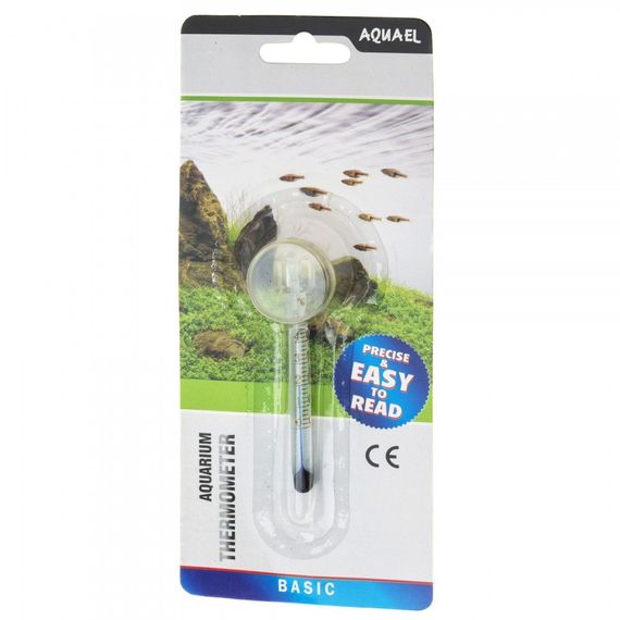 Термометр Aquael для акваріума з присоскою скляний 6 см