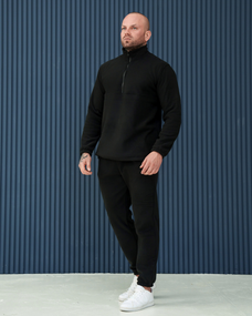 Костюм плюш чорний S XL