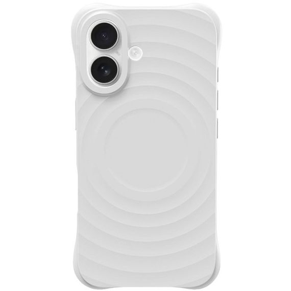 Чохол TPU Orbit with MagSafe для Apple iPhone 16 (6.1") White | Зображення 1