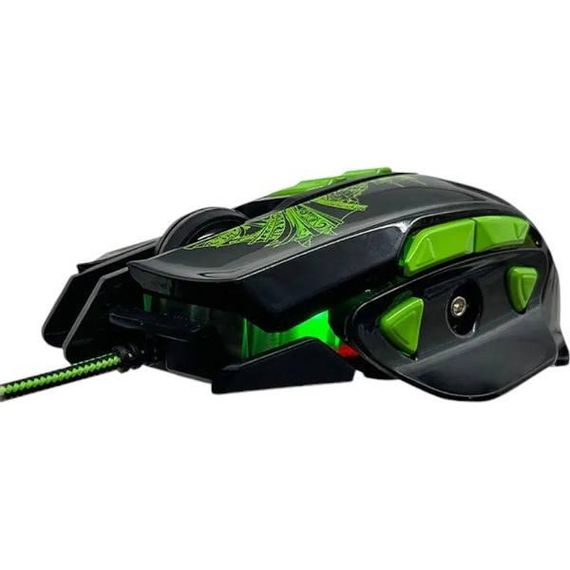 Мышь компьютерная Pgs 302 проводная с подсветкой Черная