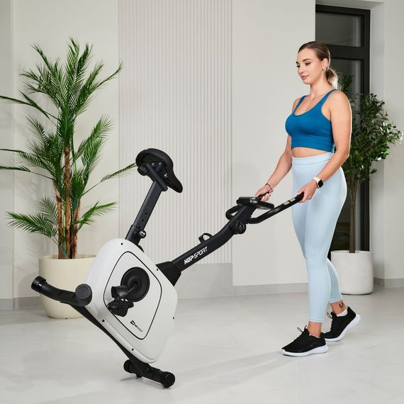 Велотренажер Hop-Sport HS-3000H Nexon магнітний сірий | Зображення 7