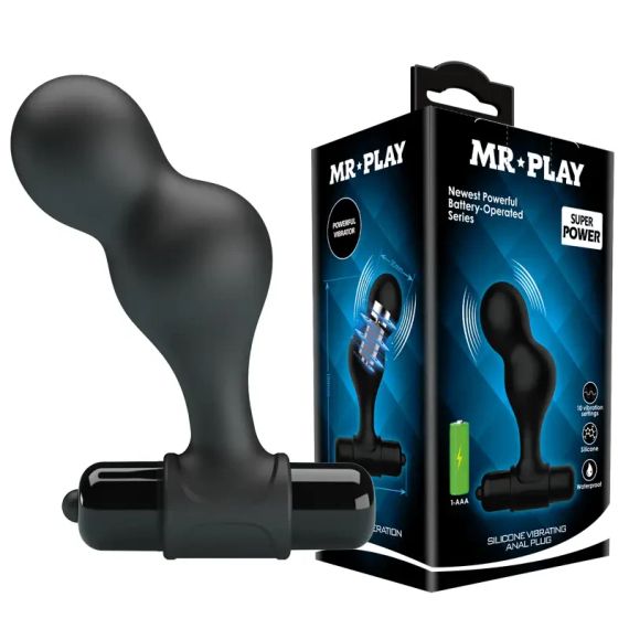 Анальна пробка з вібрацією LyBAILE MR PLAY BI-040133-MR Sex Aura